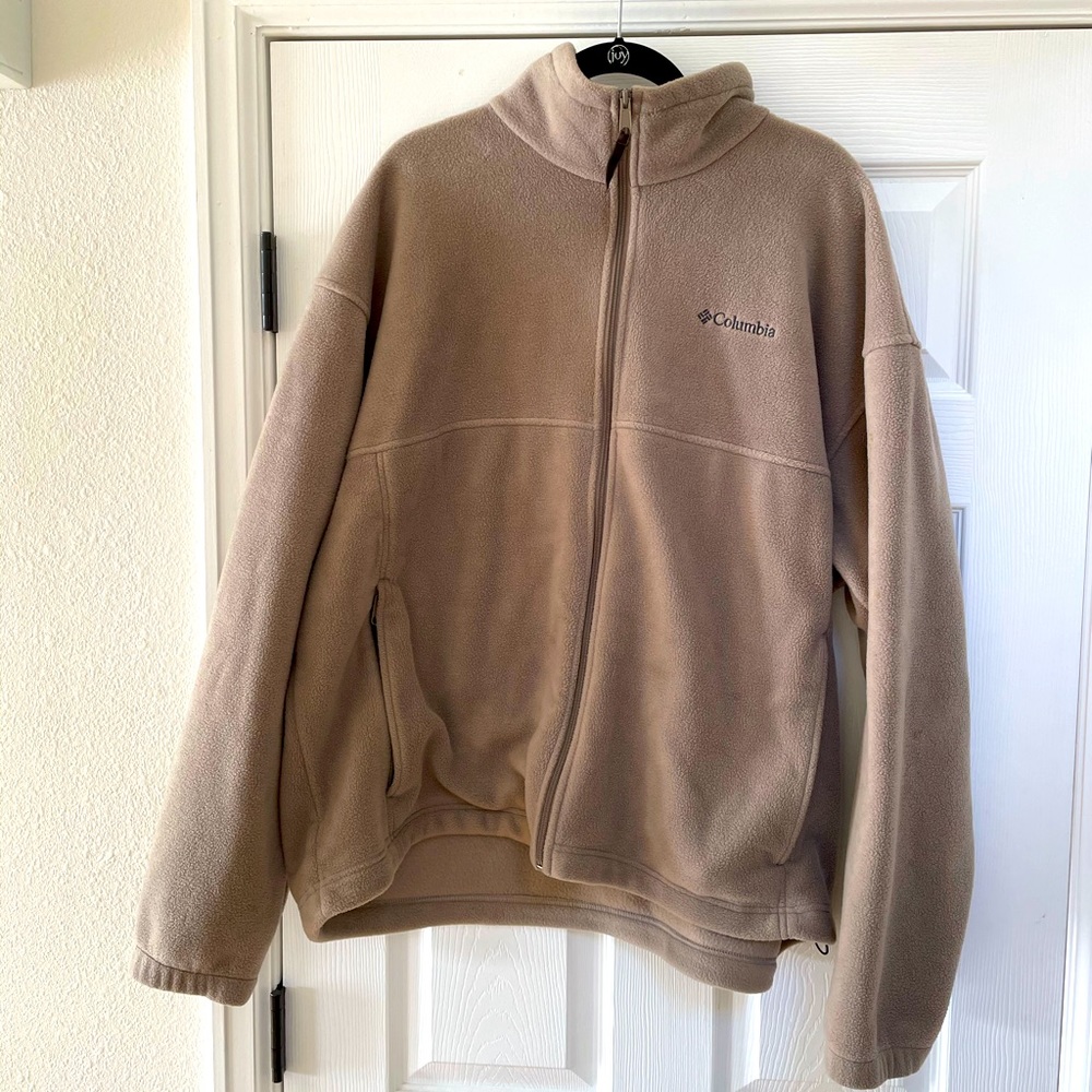 Columbia Men’s Fleece Full Zip Tan XXL